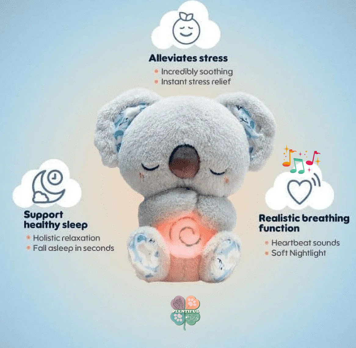 It destroys anxiety and stress. The perfect companion for you and your children. It's amazing. Real Breathing Sound